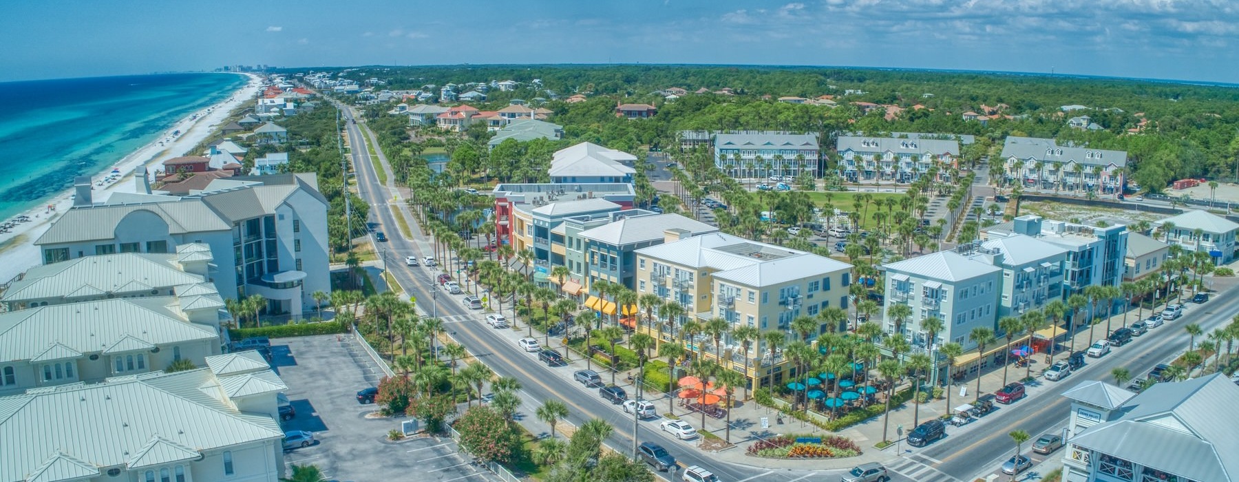 a city with a body of water